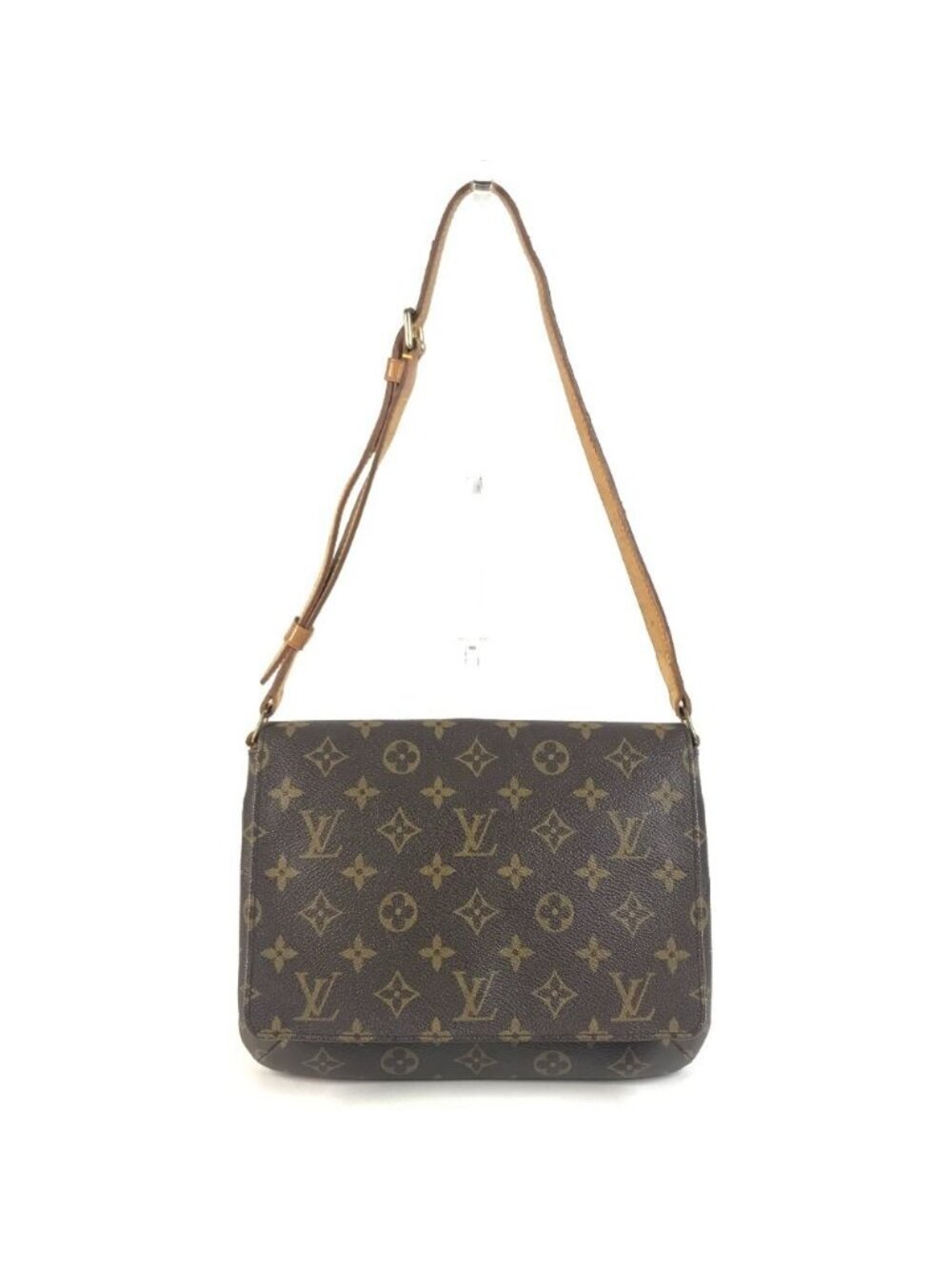 Louis Vuitton Shoulder Bag Musette Tango Monogram Canvas Brown